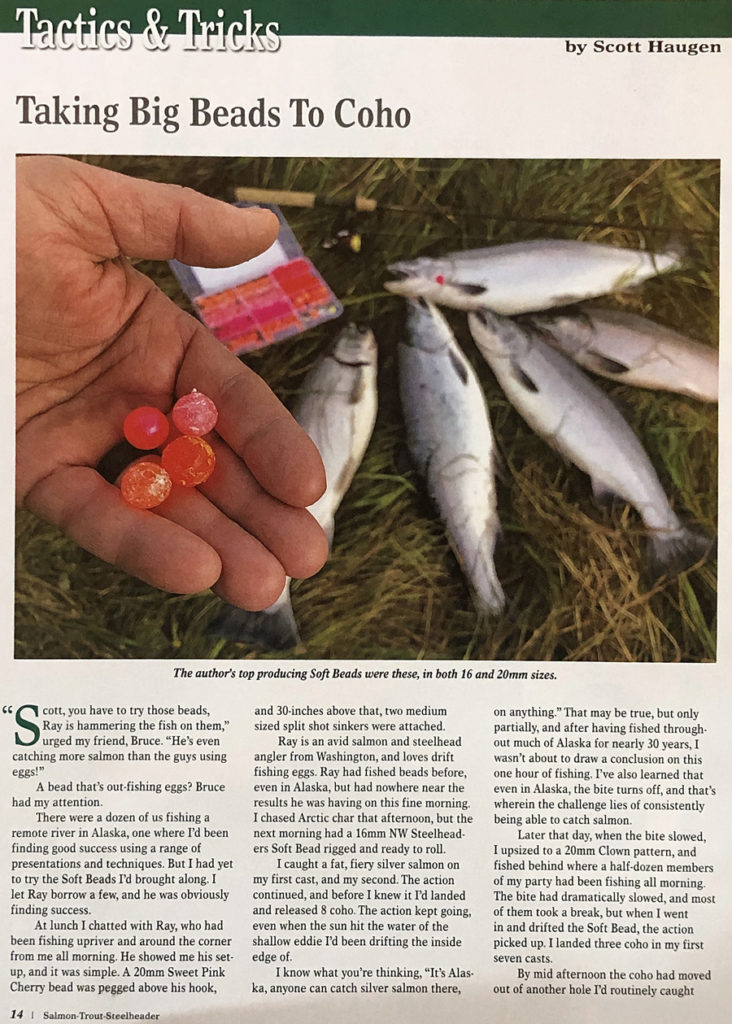 Bead Fishing For Silver Salmon In Alaska - Becharof Lodge On The