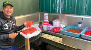 Curing Salmon Eggs - Becharof Lodge On The Egegik River