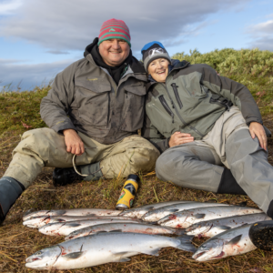 Bead Fishing For Silver Salmon In Alaska - Becharof Lodge On The Egegik  River