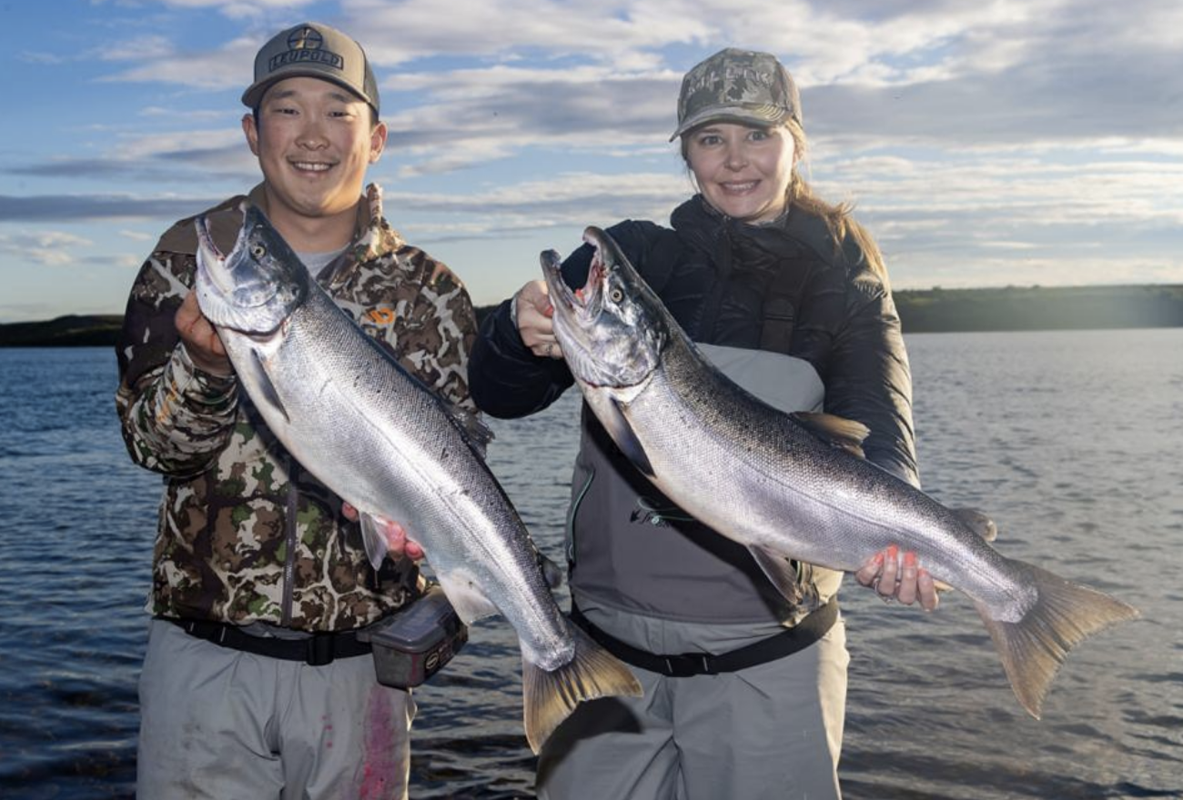 Bobber & Jig Fishing For Silver Salmon - Becharof Lodge On The