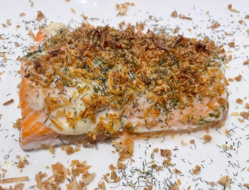 Baked Coho Salmon With Shallots